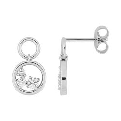 Pendientes Plata Argyor MRM (AG)335117.1 Colgante Círculos Circonitas