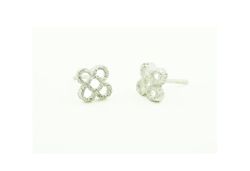 Orecchini in Argento Arior 1144190MP Piastrella TraforataFiore