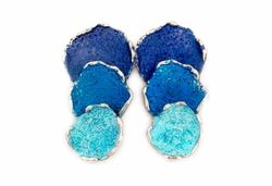 Pendientes Plata Arior 1144700XPP Atlas Azul Grande