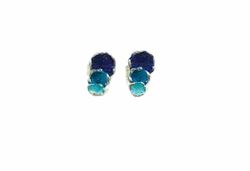 Pendientes Plata Arior 1144717XPP Atlas Mini Azul