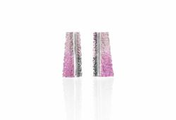 Pendientes Plata Arior 1,5x0,7cm 1144525XPP Osha Magenta Pequeńos