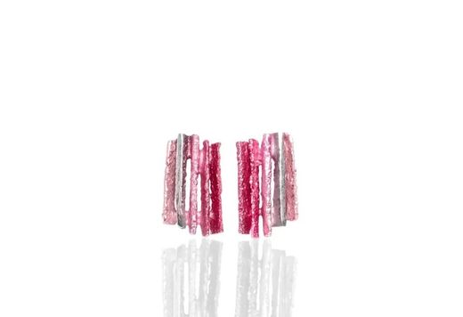 Pendientes Plata Arior 1,9x1,2cm 1143778XPP Junc Rosa Pequeńos