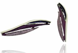 Pendientes Plata Arior Bori Violeta 1144422XPP