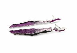 Pendientes Plata Arior Carban Magenta 1144682XPP