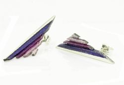 Pendientes Plata Arior Dana Grande Violeta 1144488XPP
