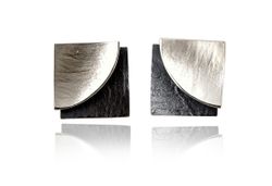 Pendientes Plata Arior Doble Fulla Grandes 1142224XP