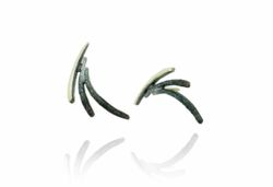 Pendientes Plata Arior Dynamic Pequeńos Grises 1144445XPP