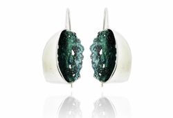 Pendientes Plata Arior Gala Verde Esmeralda 1143371XPG