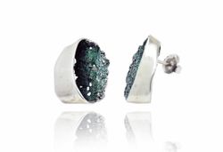 Pendientes Plata Arior Gala Verde Esmeralda 1143371XPP