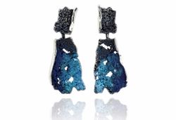Pendientes Plata Arior Intenzza Dos Piezas Azul 1143085XPP