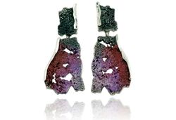 Pendientes Plata Arior Intenzza Dos Piezas Rojos 4,2x1,6cm 1142570XPP