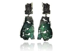 Pendientes Plata Arior Intenzza Dos Piezas Verde 1143084XPP