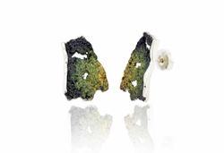 Pendientes Plata Arior Intenzza Medianos Verde 1142975XPP