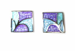 Pendientes Plata Arior PalmeraQ Azul 1141086EPP