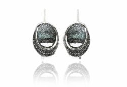 Pendientes Plata Arior Sinera Grises 1143451XPG