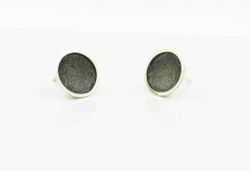 Pendientes Plata Arior Singular Redonda Grises 1144475XPP