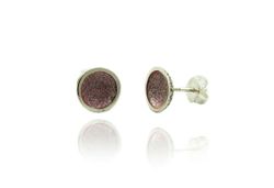 Pendientes Plata Arior Singular Redonda Pequeńos Rosa 1144252XPP