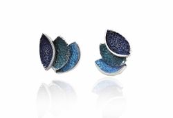 Pendientes Plata Arior Smile Azul 1143941XPP