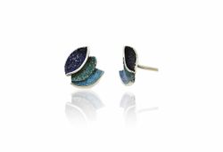 Pendientes Plata Arior Smile Azul 1144057XPP