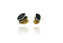 Pendientes Plata Arior Smile Verde Liquen 1144058XPP