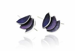 Pendientes Plata Arior Smile Violeta 1143940XPG