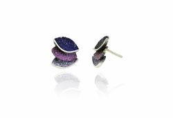 Pendientes Plata Arior Smile Violeta 1144056XPP