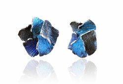 Pendientes Plata Arior Summum Grandes Azul 1143188XPP