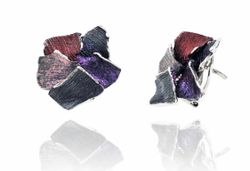 Pendientes Plata Arior Summum Grandes Rojo 1143154XPP
