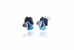 Pendientes Plata Arior Summum Pequeńos Azul 1143187XPP