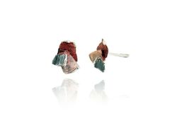 Pendientes Plata Arior Summum Pequeńos Rojo 1143158XPP