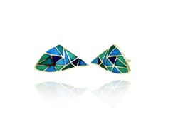 Pendientes Plata Arior Trencadis Azul 1141154EPU