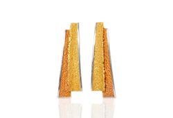 Pendientes Plata Arior Troia Grandes Ocre 1143908XPP