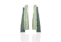 Pendientes Plata Arior Troia Grandes Verde 1143906XPP