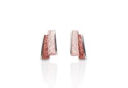 Pendientes Plata Arior Troia Pequeńos Rojo 1143914XPP