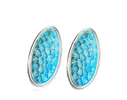 Pendientes Plata Arior Ventana Casa Batlló Azul 1143345EPP