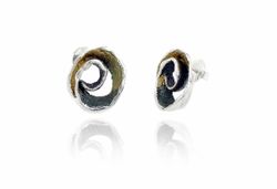 Pendientes Plata Arior Volut Verde 1,7x1,5cm 1142602XPP