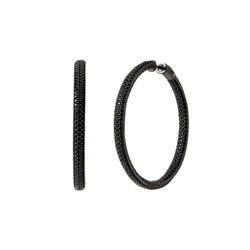 Pendientes Plata Aro Circonitas 43mm PEZ1498RU50