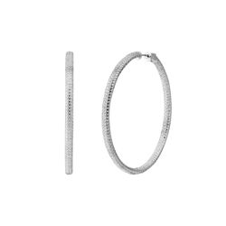 Pendientes Plata Aro Circonitas 48mm PEZ1498RH65