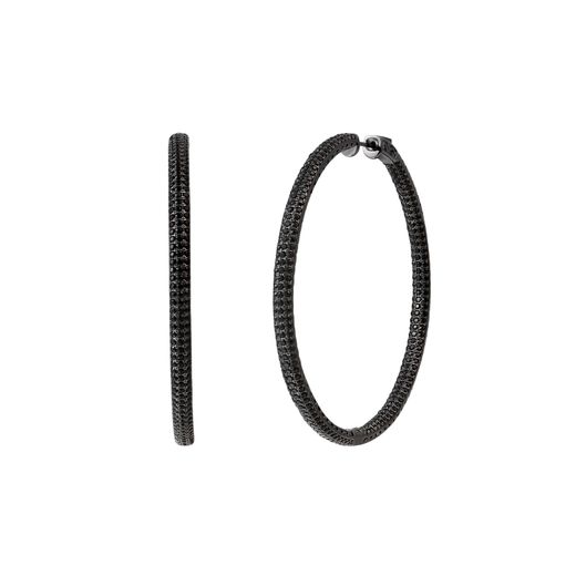 Pendientes Plata Aro Circonitas 48mm PEZ1498RU65