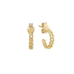 Boucles d'oreilles à maillons Doré Argent 11 mm PEL0896DO