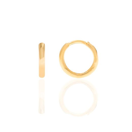 Gyldne sølv øreringe 11x2 mm PE00679DO bøjle