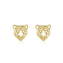 Goldene Silberohrringe 12 mm PEL0935DOXXXX Tiger