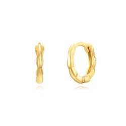 Pendientes Plata Dorada 12mm PEL1102DO Aro