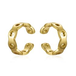 Orecchini in argento dorato 14mm PE00740DO Earcuff