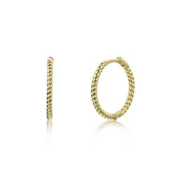 Pendientes Plata Dorada 10mm PE00611DO Aro