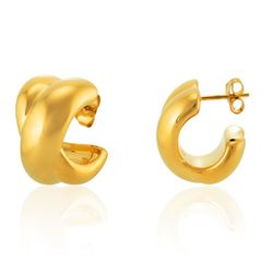 Pendientes Plata Dorada 16x20x17mm PE00804DO