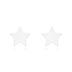 Pendientes Plata Dorada 5,5mm PEL1122DOEW Estrella Enamel