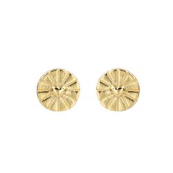 Pendientes Plata Dorada 6mm PEL0893DOXXXX Dormilonas Corazón