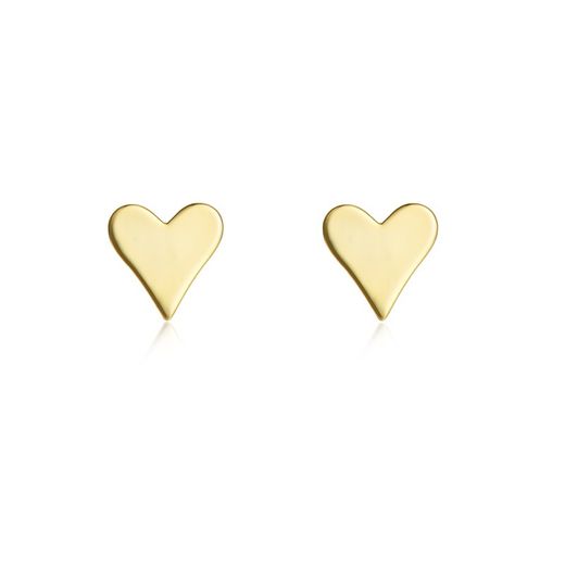 Boucles d'oreilles Argent Doré 6mm PEL1007DO Coeur