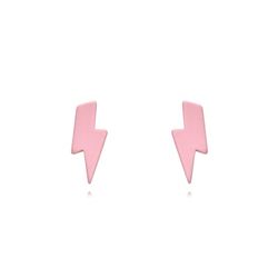 Pendientes Plata Dorada 6x2,5mm PEL1121DOEP Rayo Enamel